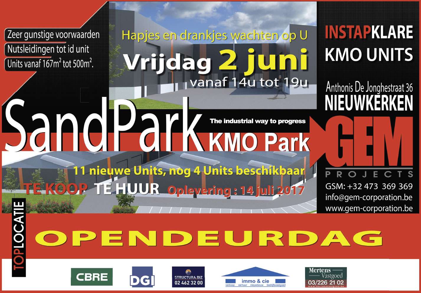 Opendeur Sandpark Nieuwkerken