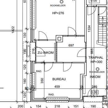 Duplex appartement en kantoor - Carettestraat 12: 